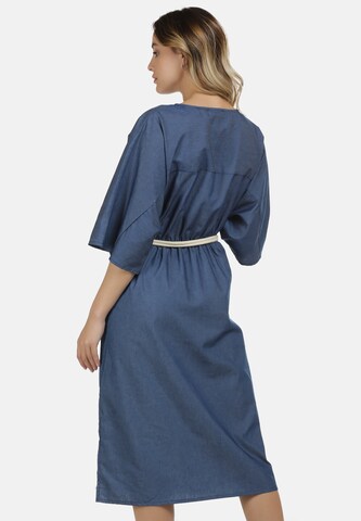 DreiMaster Vintage Summer Dress in Blue