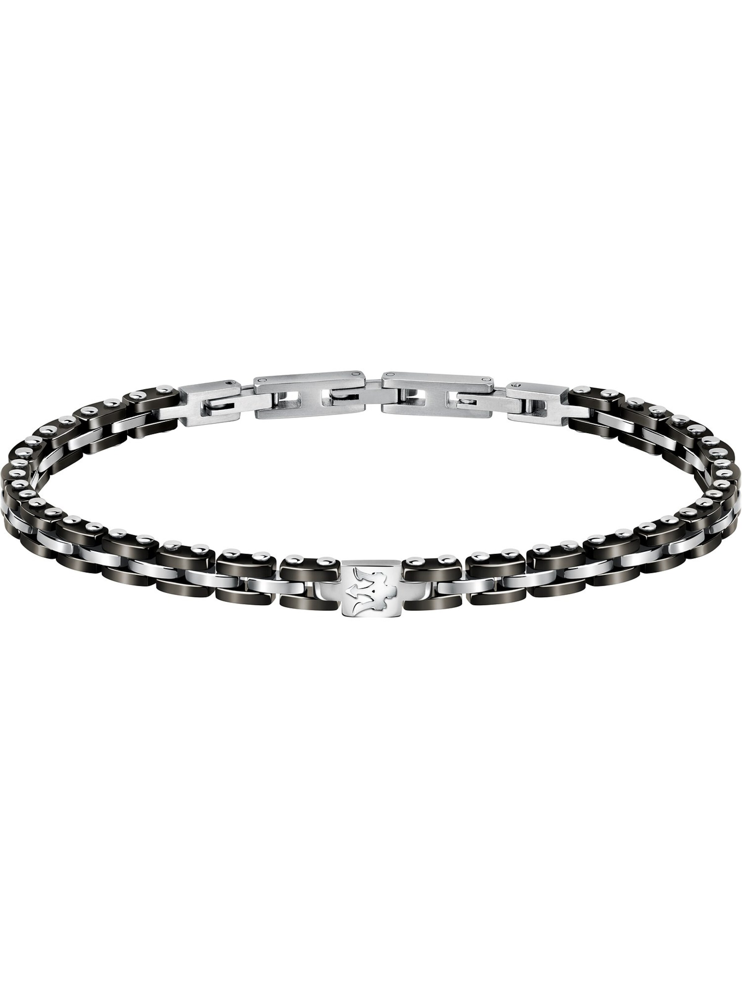 Maserati Armband in Schwarz: Vorderseite