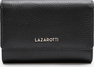 Lazarotti Wallet 'Bologna' in Black: front