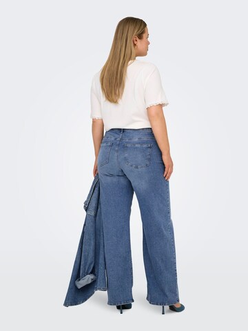 ONLY Carmakoma Wide Leg Jeans 'CARSally' i blå