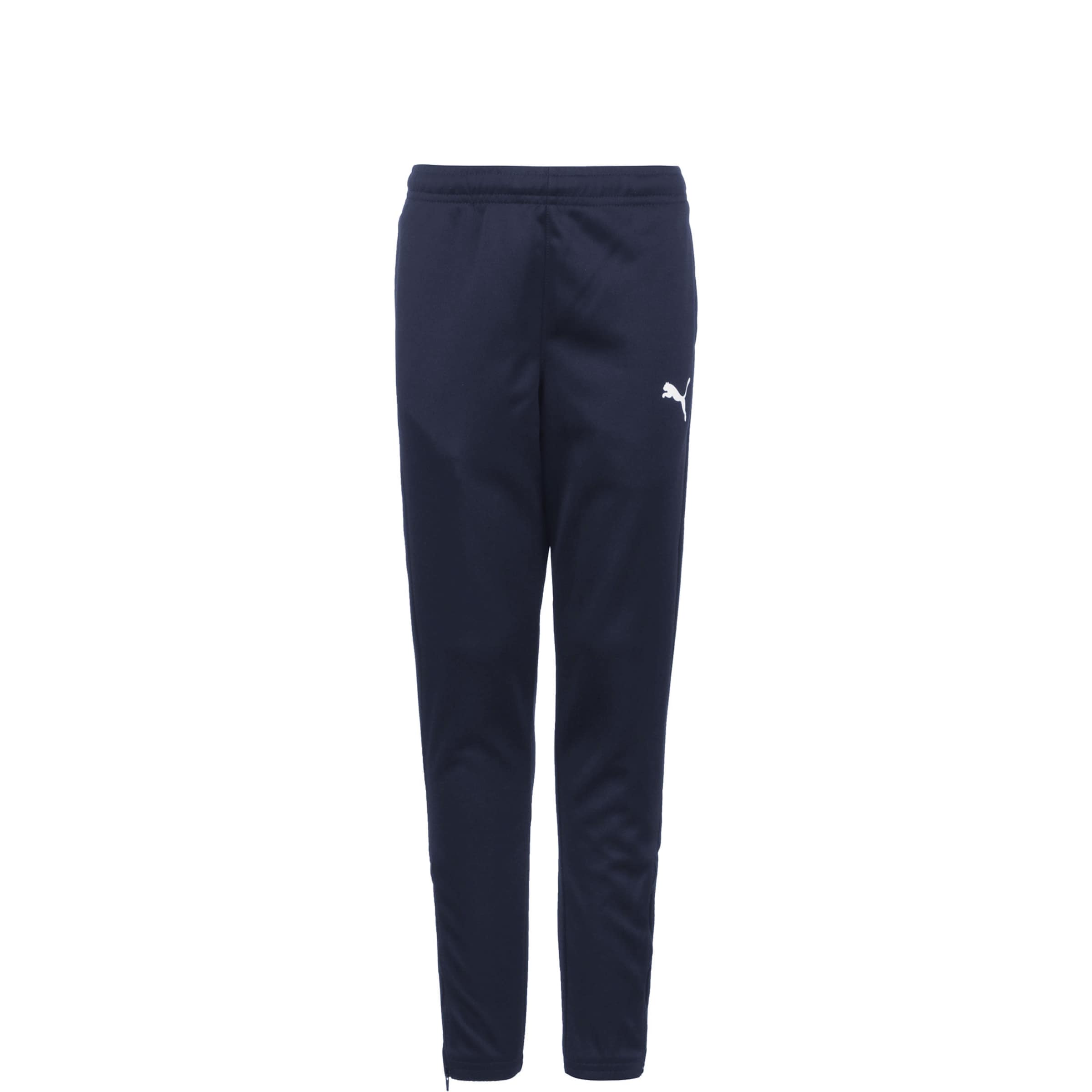 PUMA Tapered Urheiluhousut 'TeamRise' värissä sininen