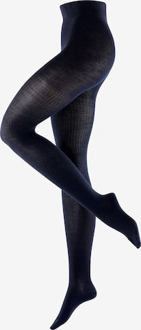 BURLINGTON Tights 'Rib Couture' in Blue: front