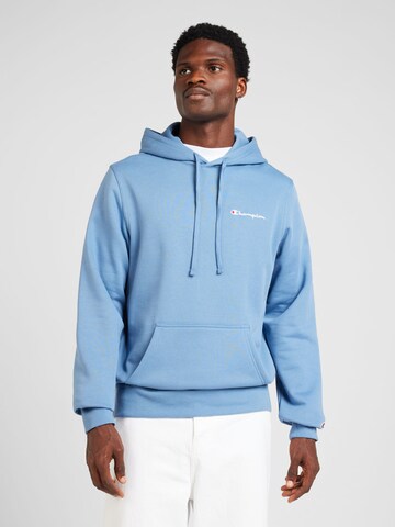 Champion Authentic Athletic Apparel Mikina – modrá: přední strana