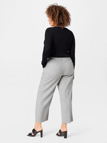 SAMOON Regular Панталон с ръб 'Lotta' в сиво