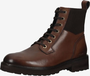 JOOP! Lace-Up Ankle Boots in Brown: front