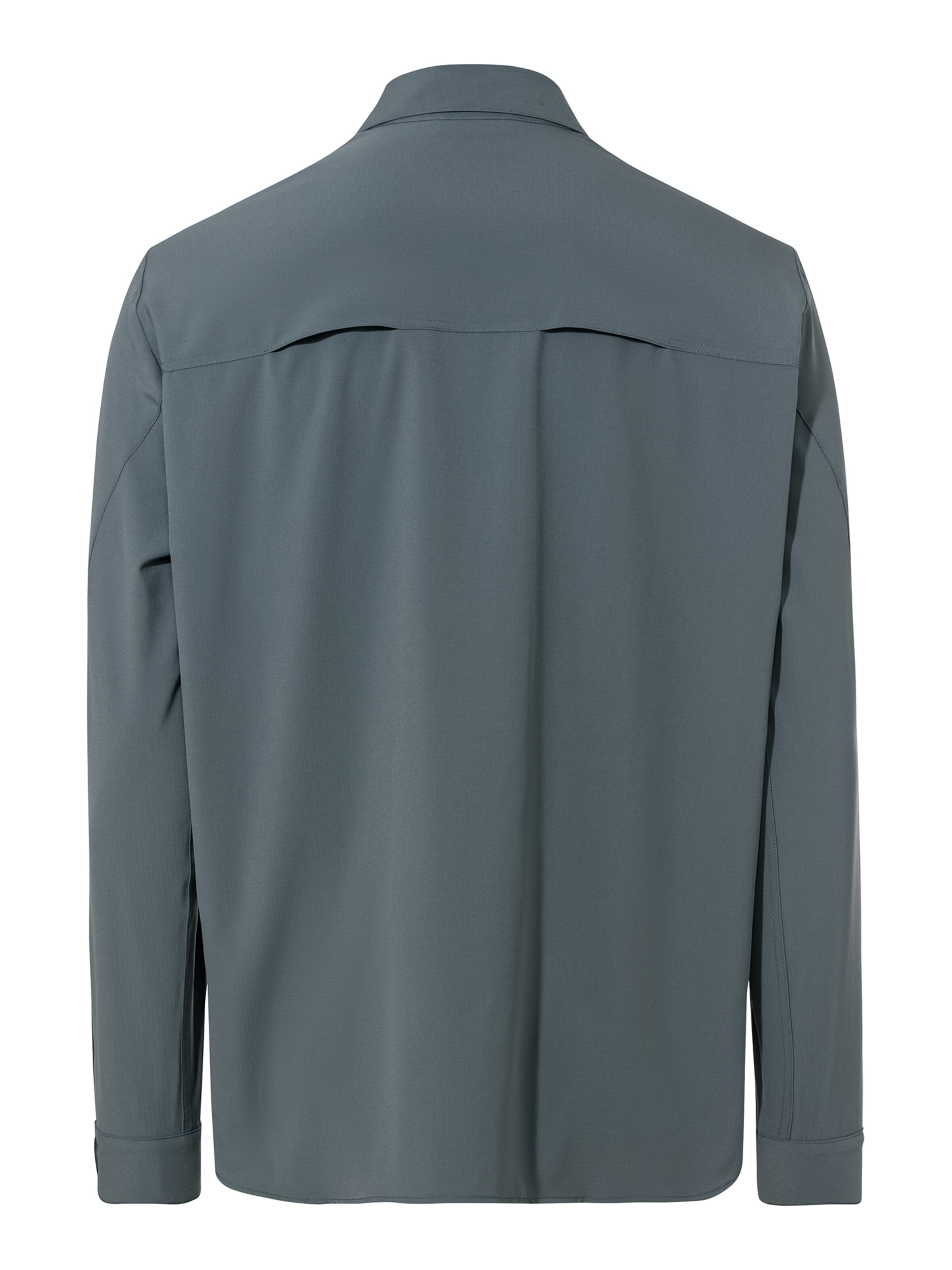 VAUDE Regular fit Athletic button up shirt 'Rosemoor' in Grey