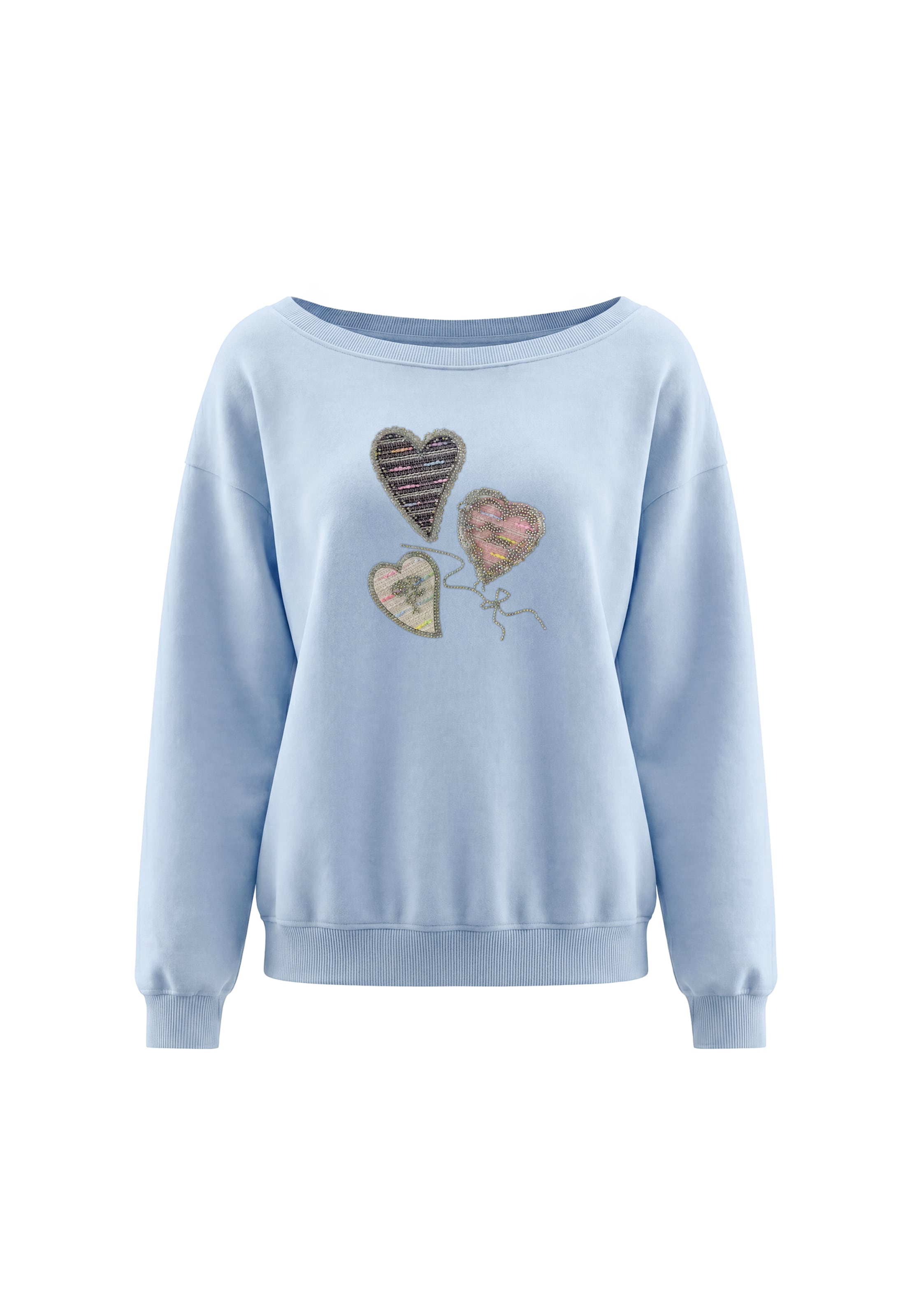Sweat-shirt MYMO en bleu : devant