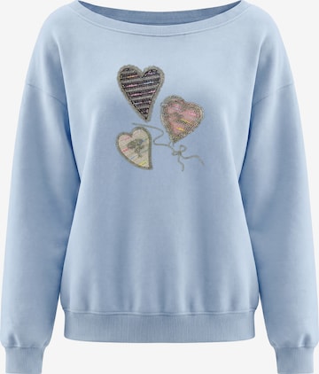 Sweat-shirt MYMO en bleu : devant