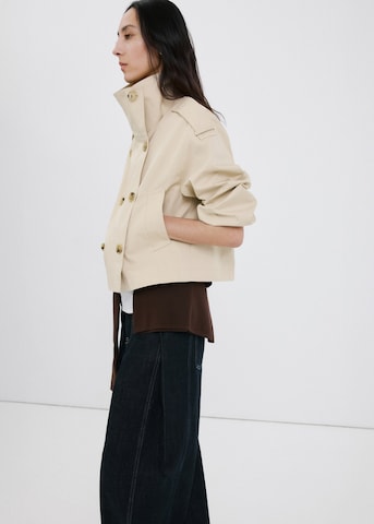 MANGO Between-Season Jacket 'Lipa' in Beige