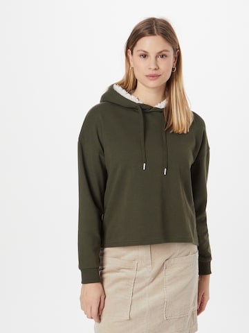 ABOUT YOU Sweatshirt 'Iris' in Groen: voorkant