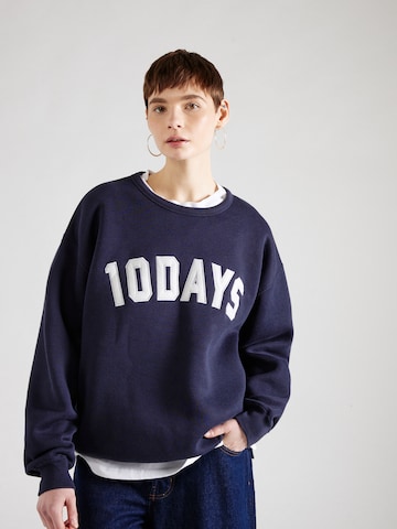 10Days Sweatshirt in Blauw: voorkant