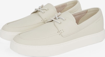 Calvin Klein Мокасины в Серый: спереди