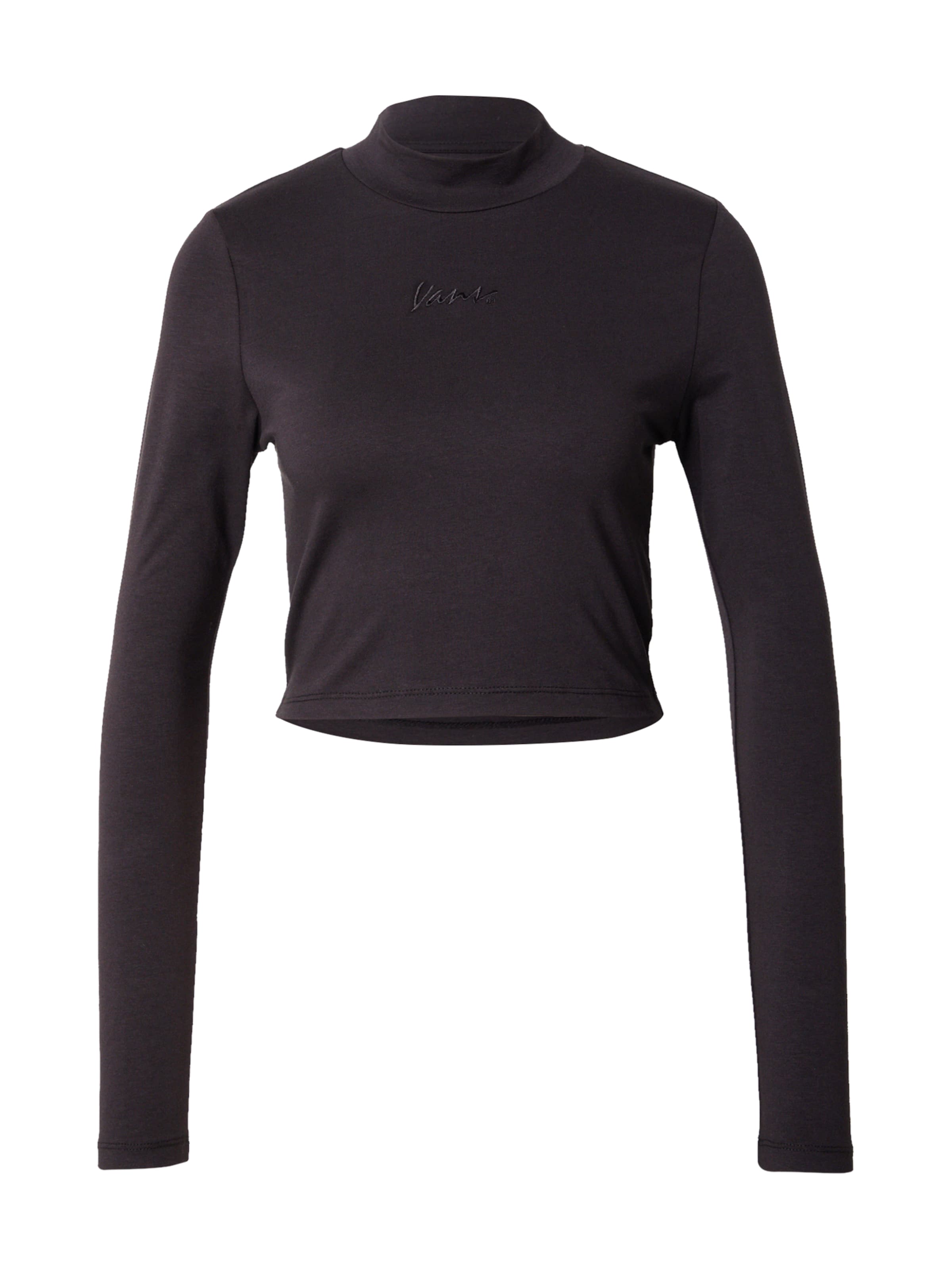 Tricou de la VANS pe negru: față