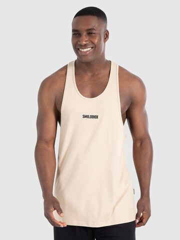 Smilodox Performance shirt ' Leno ' in Beige: front