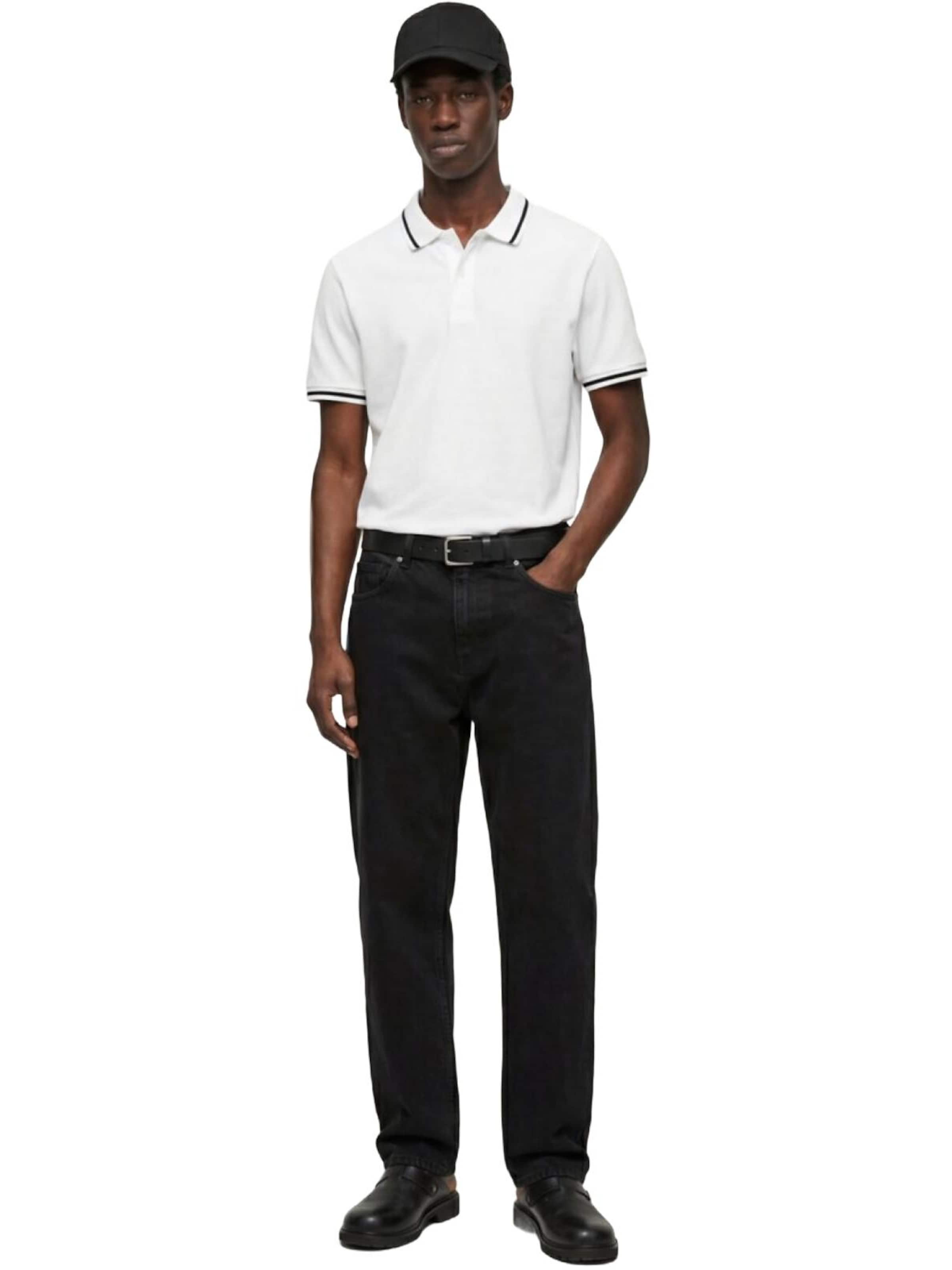 Maglietta 'LTB Jeans Herren-Polohemd mit Knöpfen' di LTB Jeans in bianco