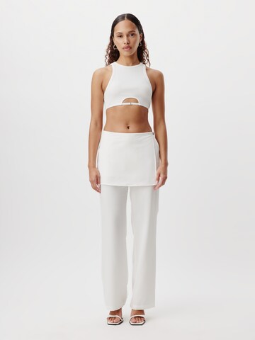 Regular Pantalon 'Janet' LeGer by Lena Gercke en blanc