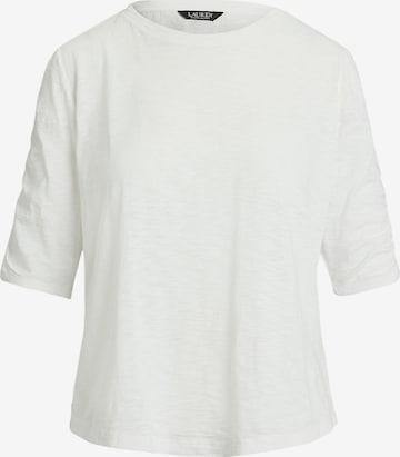 balta Lauren Ralph Lauren Marškinėliai: priekis