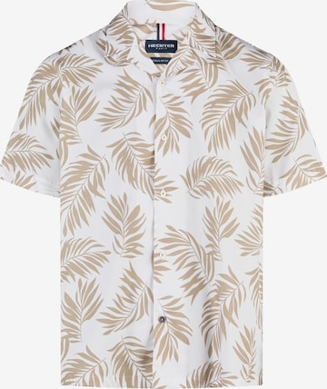 HECHTER PARIS Kurzarmhemd in Beige: Vorderseite