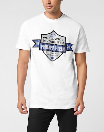 T-Shirt 'Crest' Philipp Plein en blanc