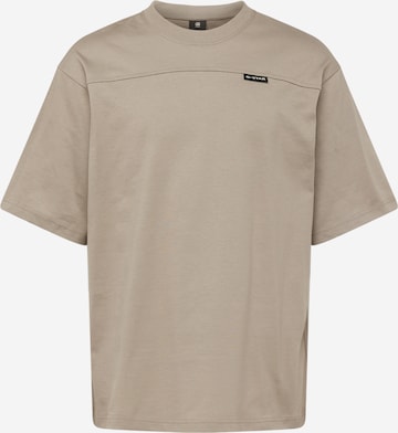 T-Shirt G-Star RAW en gris : devant