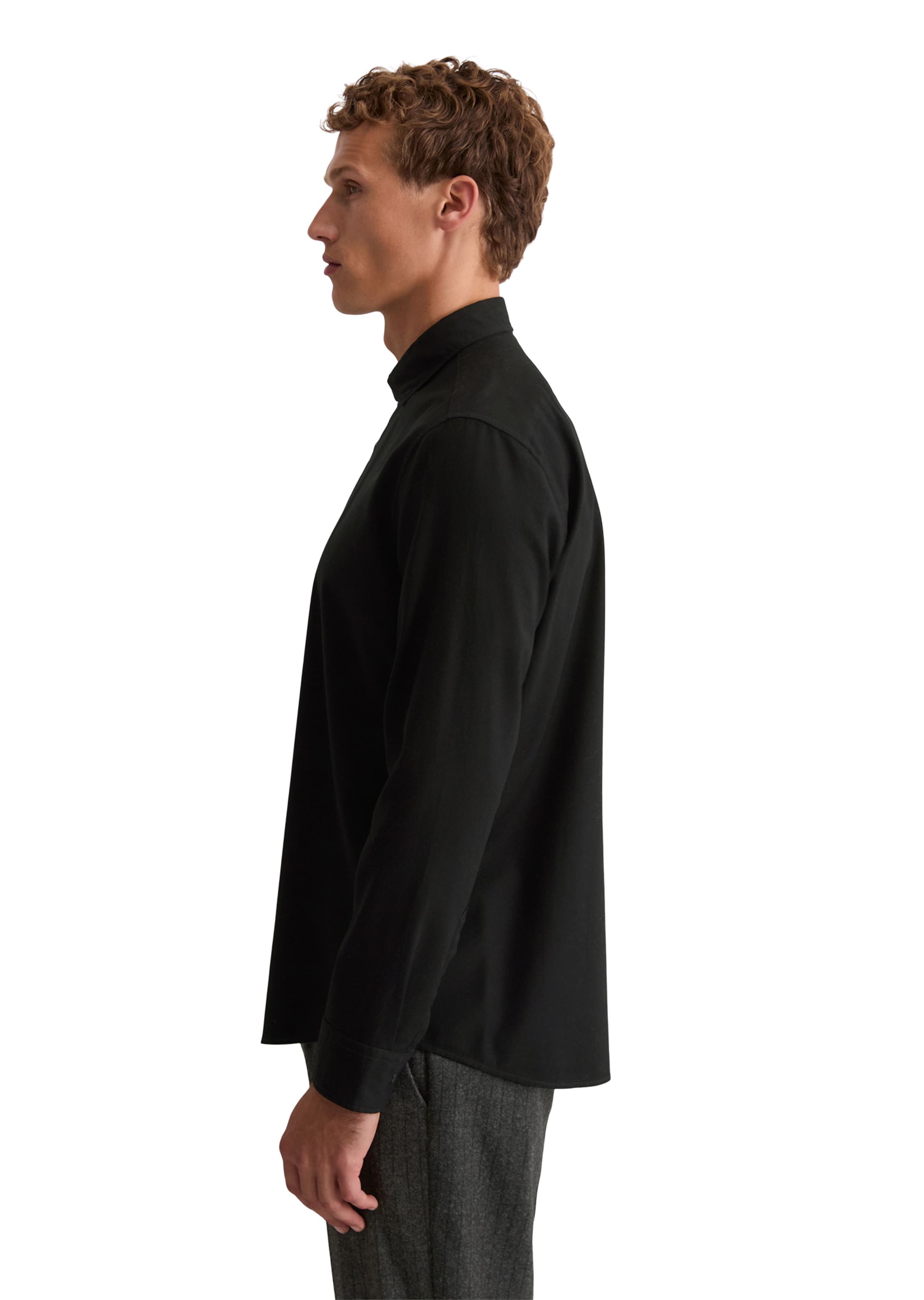 Marc O'Polo Rovný strih Košeľa - Čierna