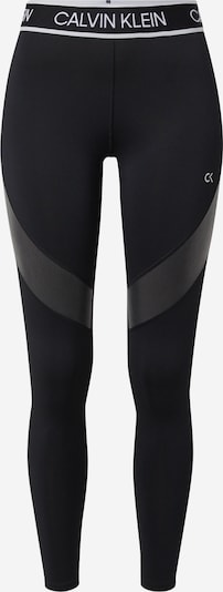 Calvin Klein Performance Pantalon de sport en noir / blanc, Vue avec produit