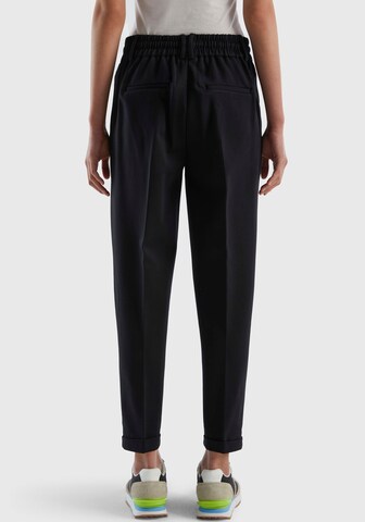 UNITED COLORS OF BENETTON Loose fit Pants in Black
