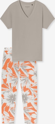 Pyjama 'Selected Premium 7/8' SCHIESSER en gris : devant