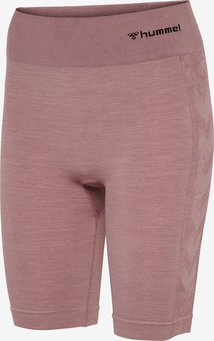 Hummel Skinny Športne hlače | roza barva