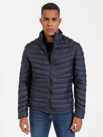 Giacca di mezza stagione di Daniel Hills in blu: frontale