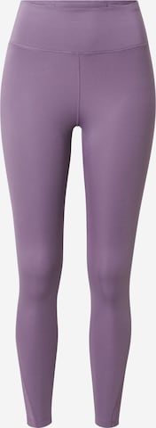 NIKE Workout Pants 'One' in Purple: front