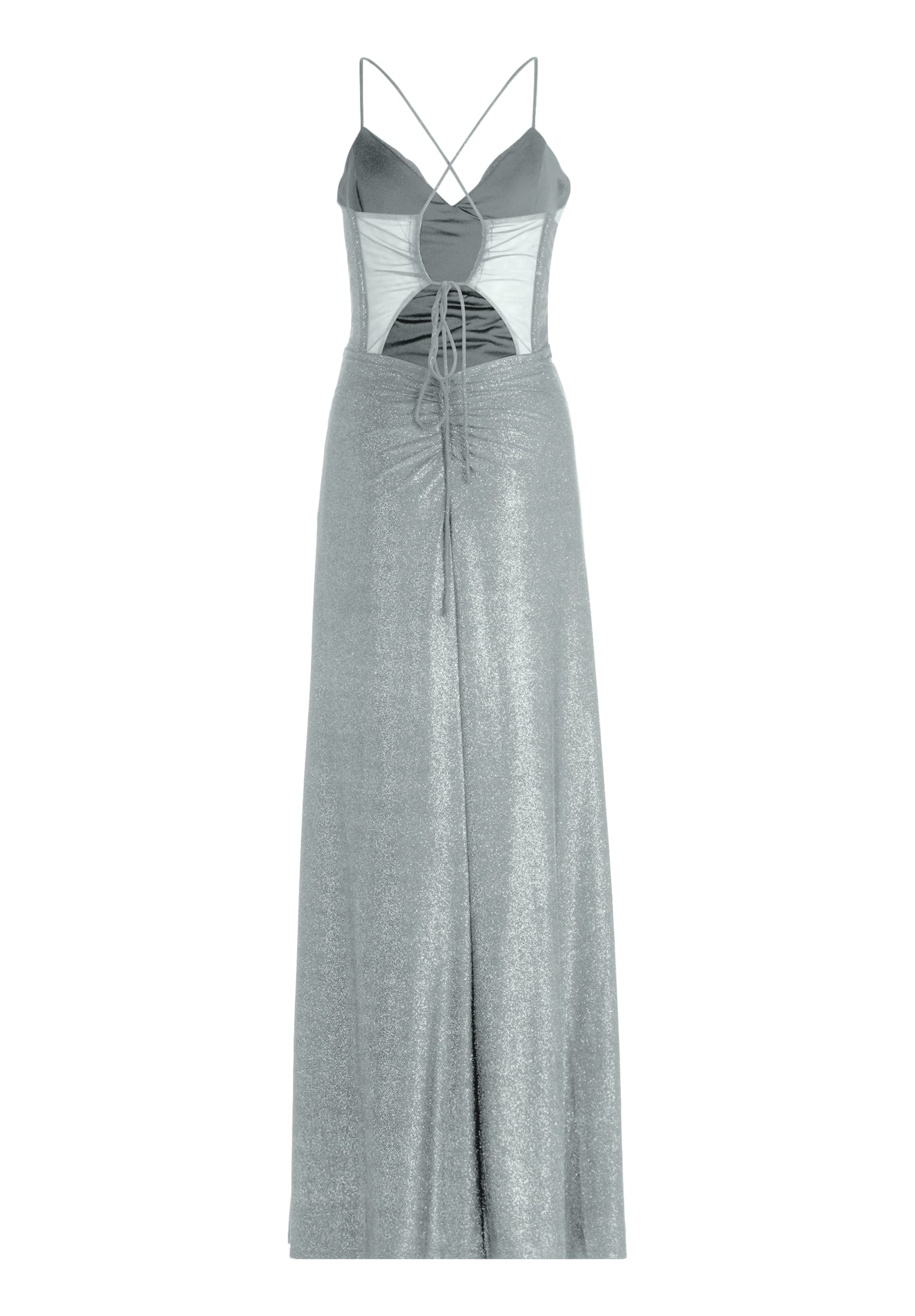 Vera Mont Evening Dress in Silver