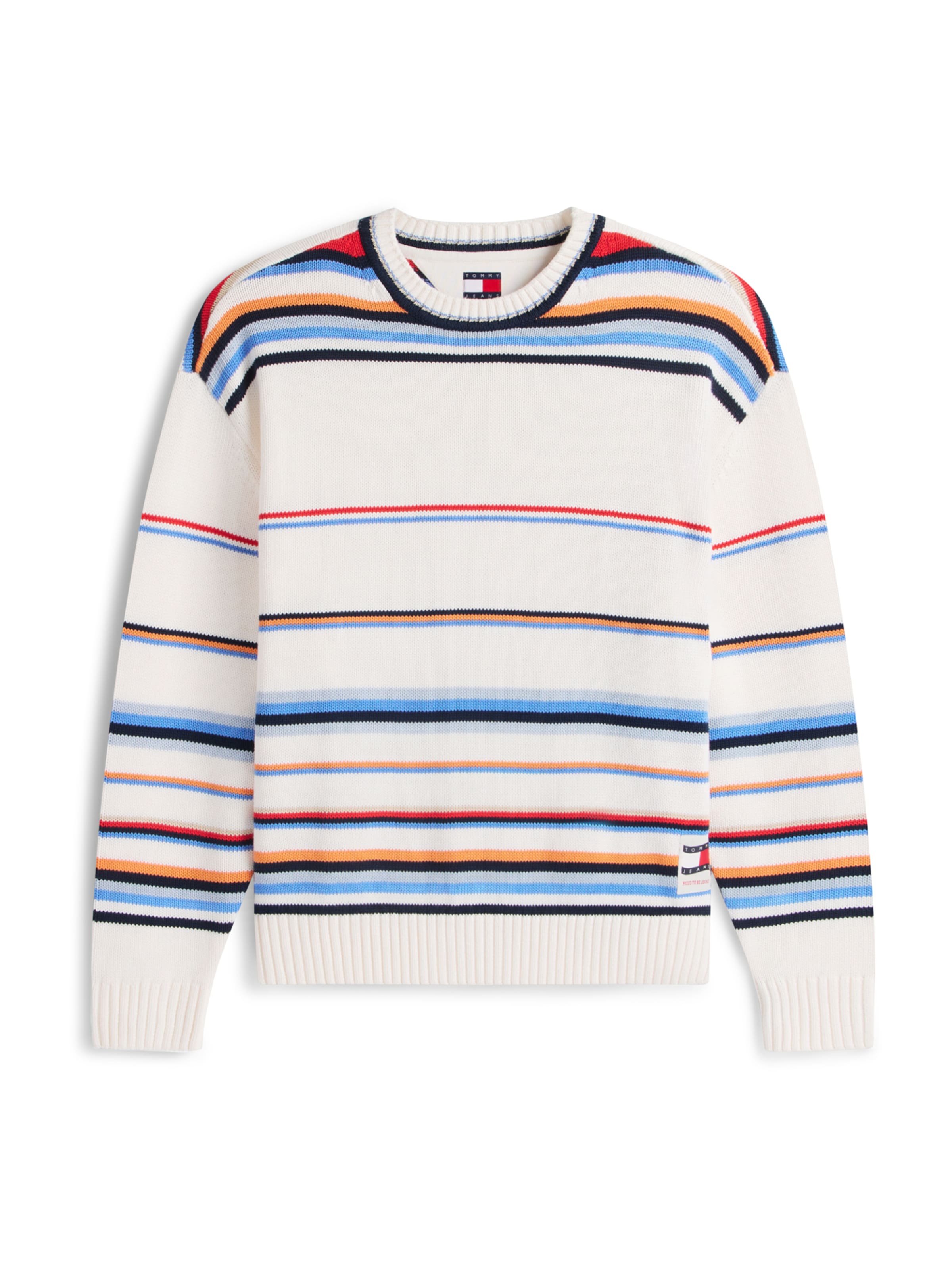 Tommy Jeans Μπλούζα φούτερ σε λευκό: μπροστά