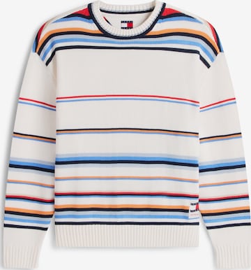 balta Tommy Jeans Megztinis be užsegimo: priekis