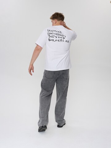 Dxnmxrk T-Shirt 'Gya' in Weiß