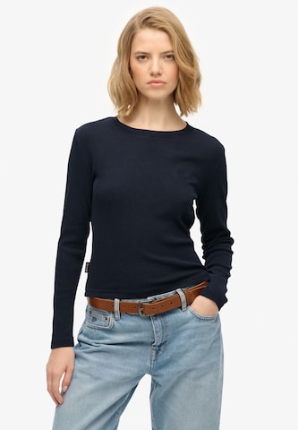 Superdry & Co Shirt 'Athletic Essentials' in Blauw: voorkant