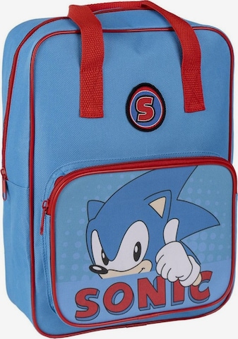 Sonic the Hedgehog Backpack 'Sonic the Hedgehog Rugzak Thumbs Up Hoogte 31cm' in Blue: front