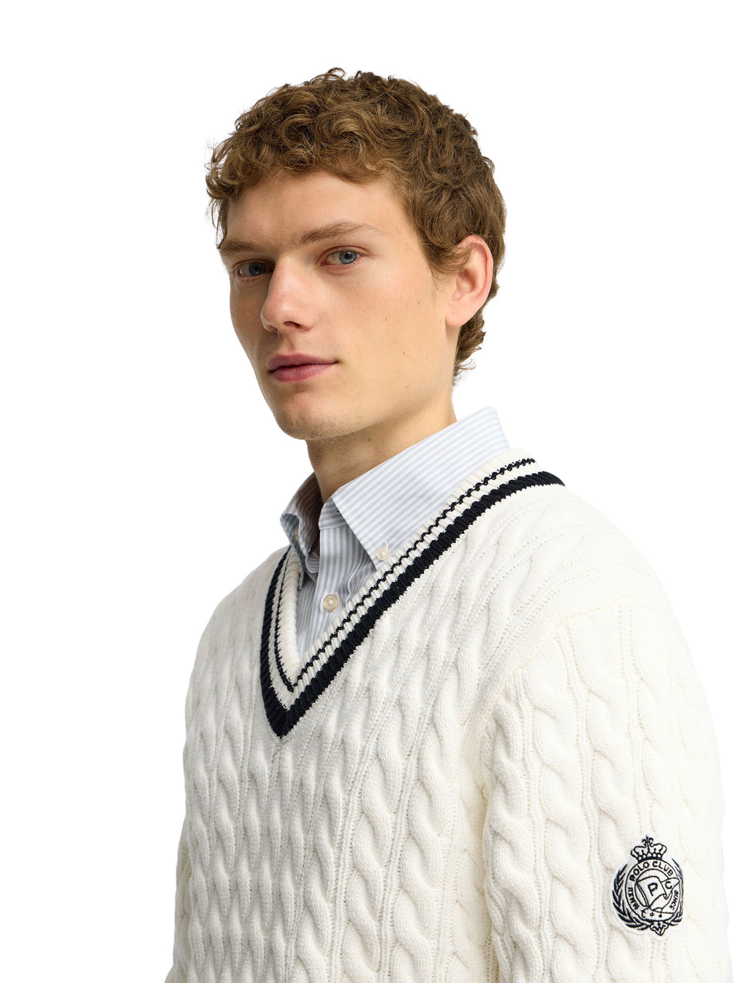 Polo Club Pullover in Beige