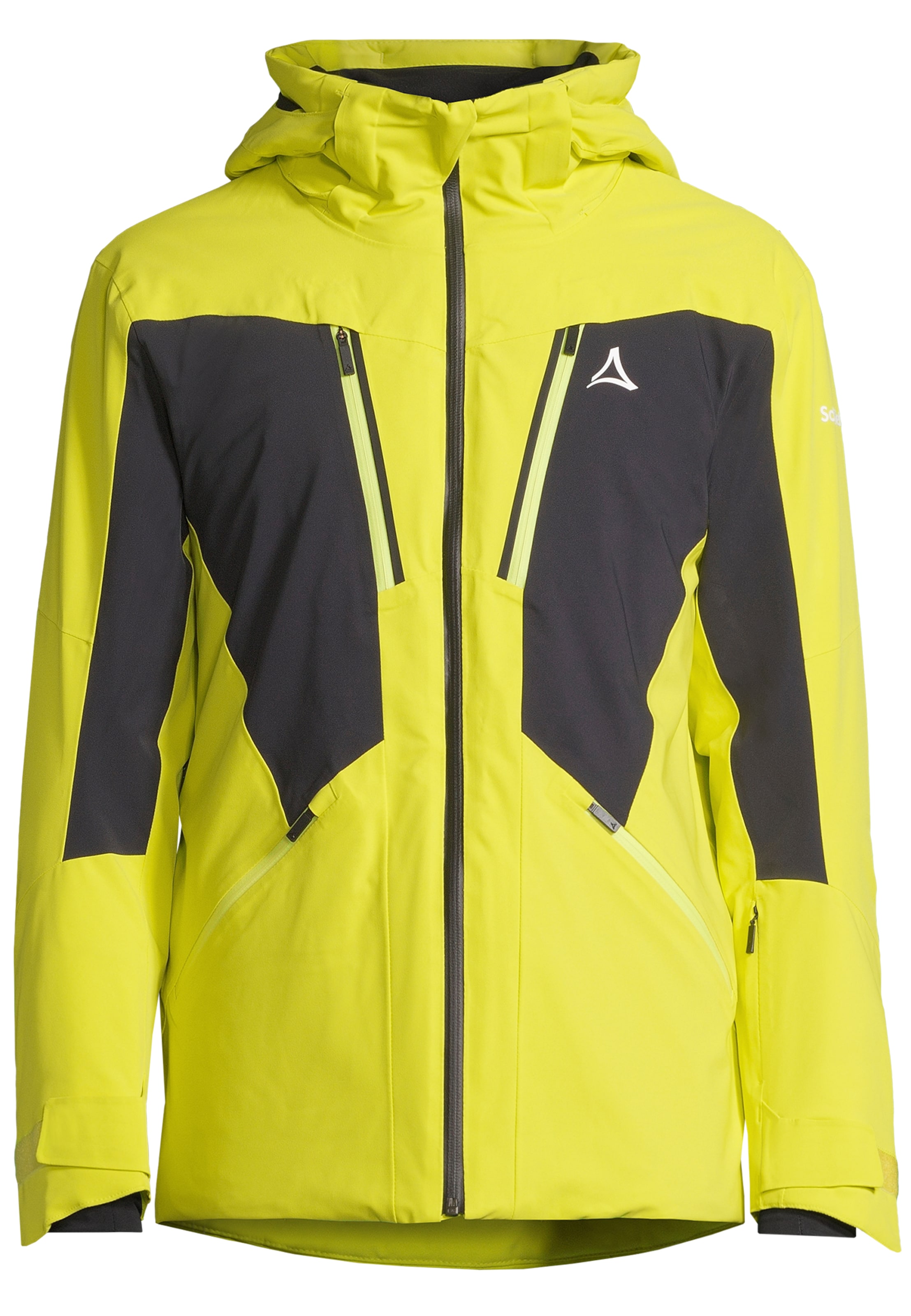 Schöffel Sportjacke 'Piz Badus' in Gelb: Vorderseite