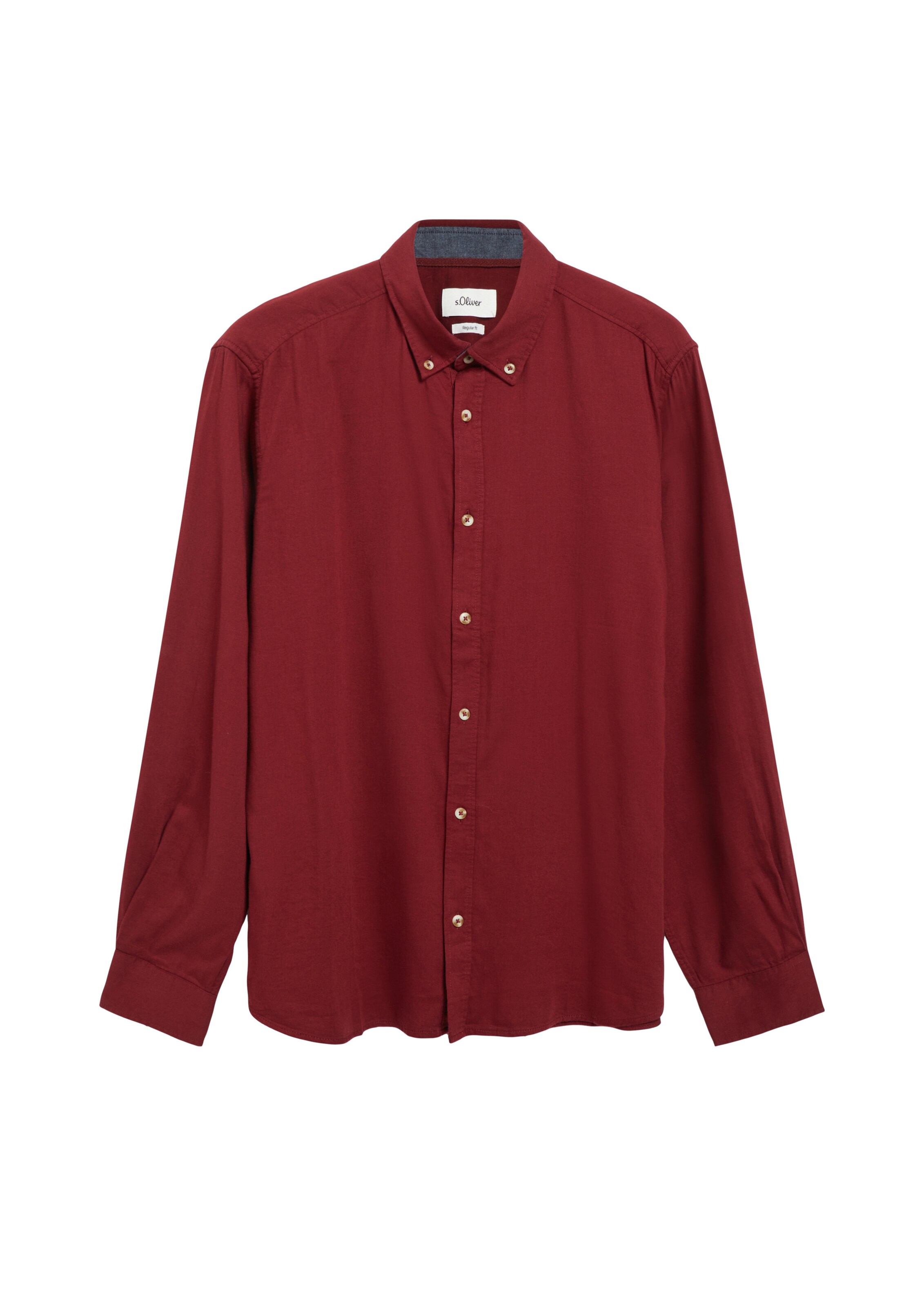 s.Oliver Button Up Shirt in Red: front