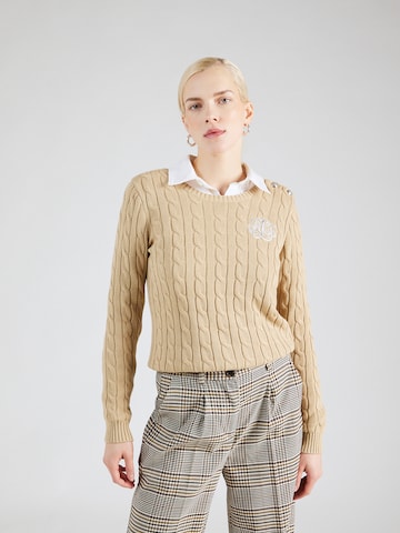 Lauren Ralph Lauren Pullover i beige: forside