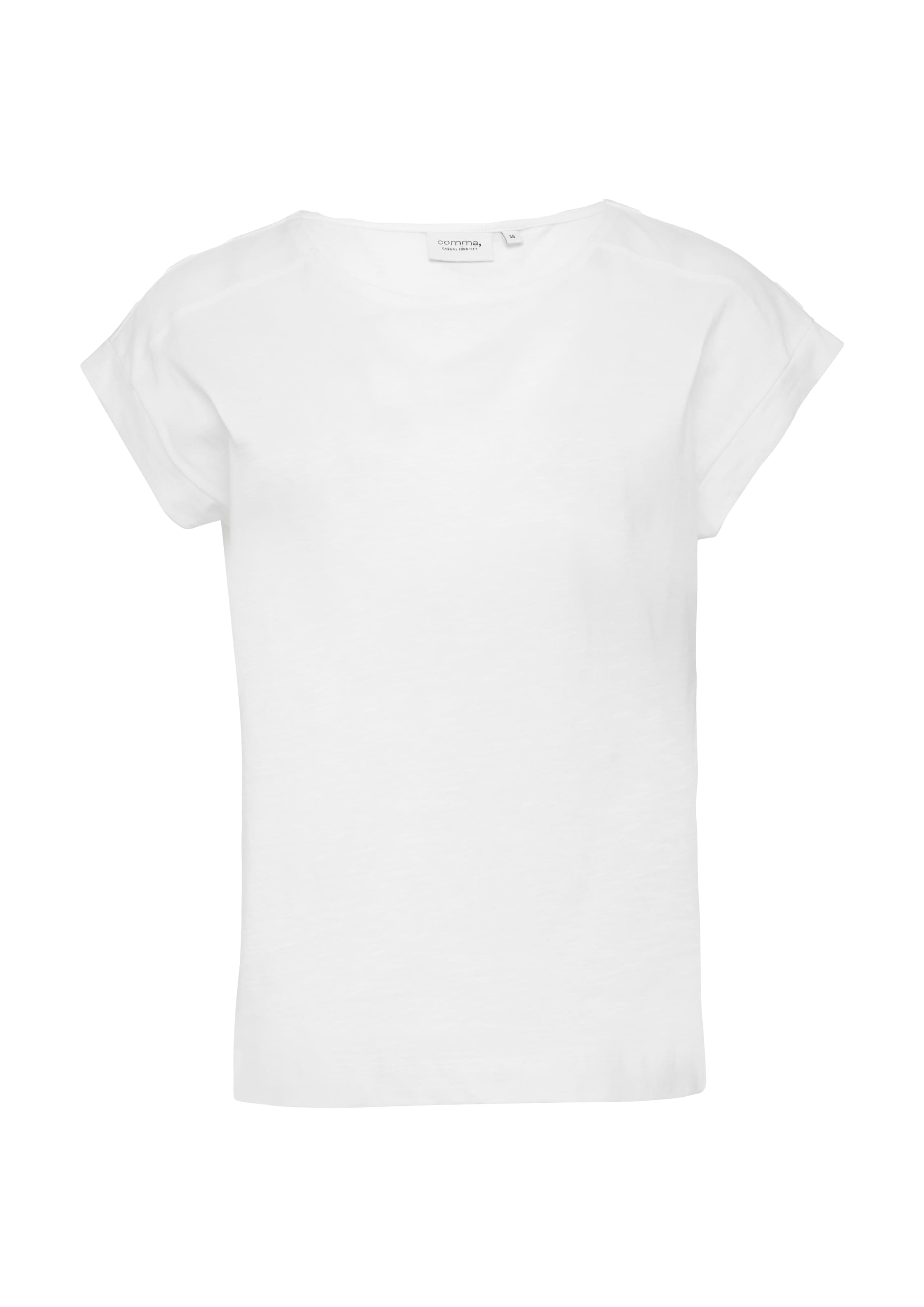 comma casual identity Μπλουζάκι σε λευκό: μπροστά