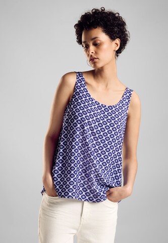 STREET ONE Blouse in Blue: front