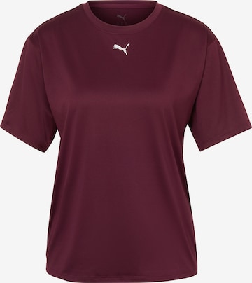 PUMA Λειτουργικό μπλουζάκι 'TAD ESSENTIAL' σε κόκκινο: μπροστά