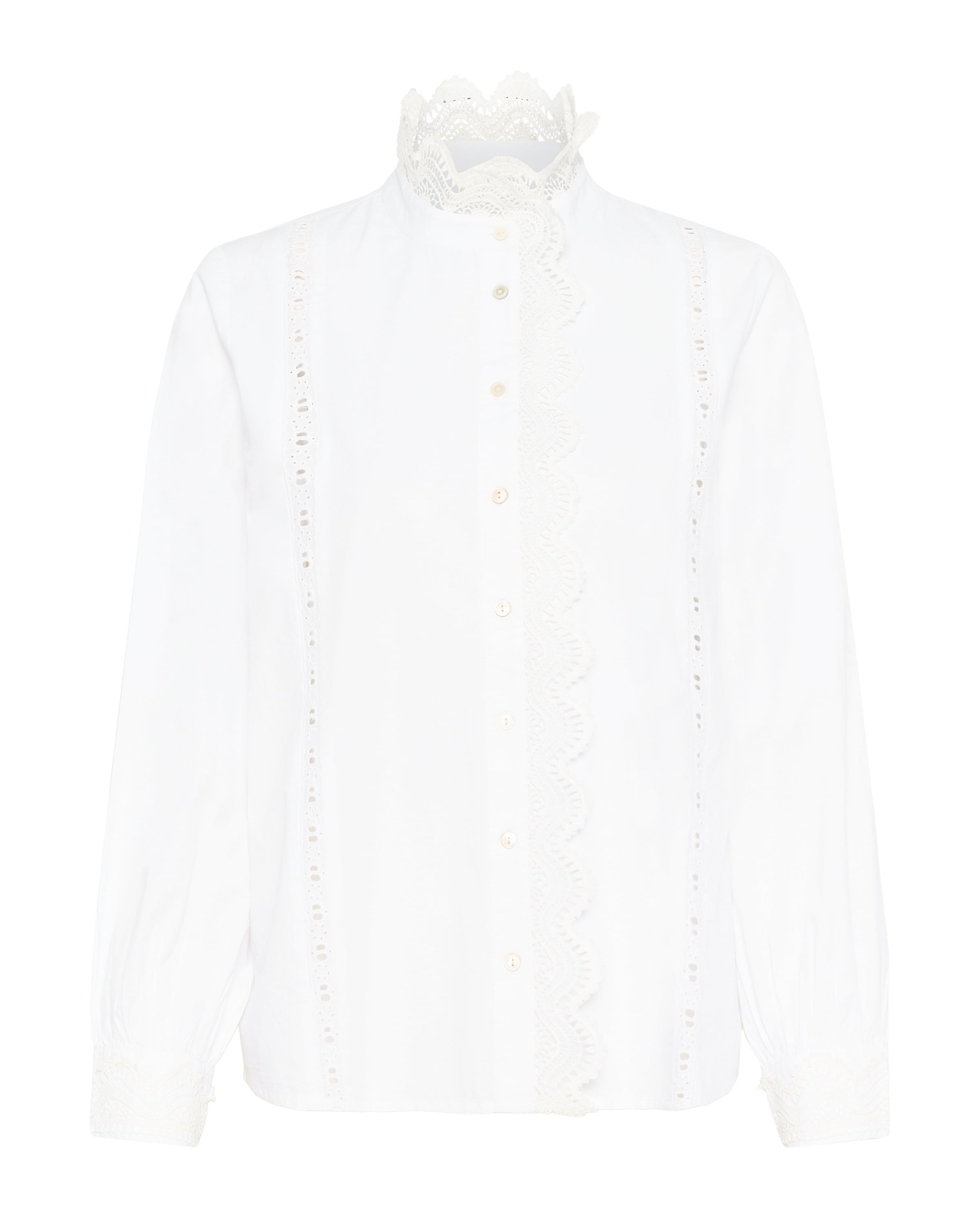 SAINT TROPEZ Blouse 'SZOdeline' in White: front