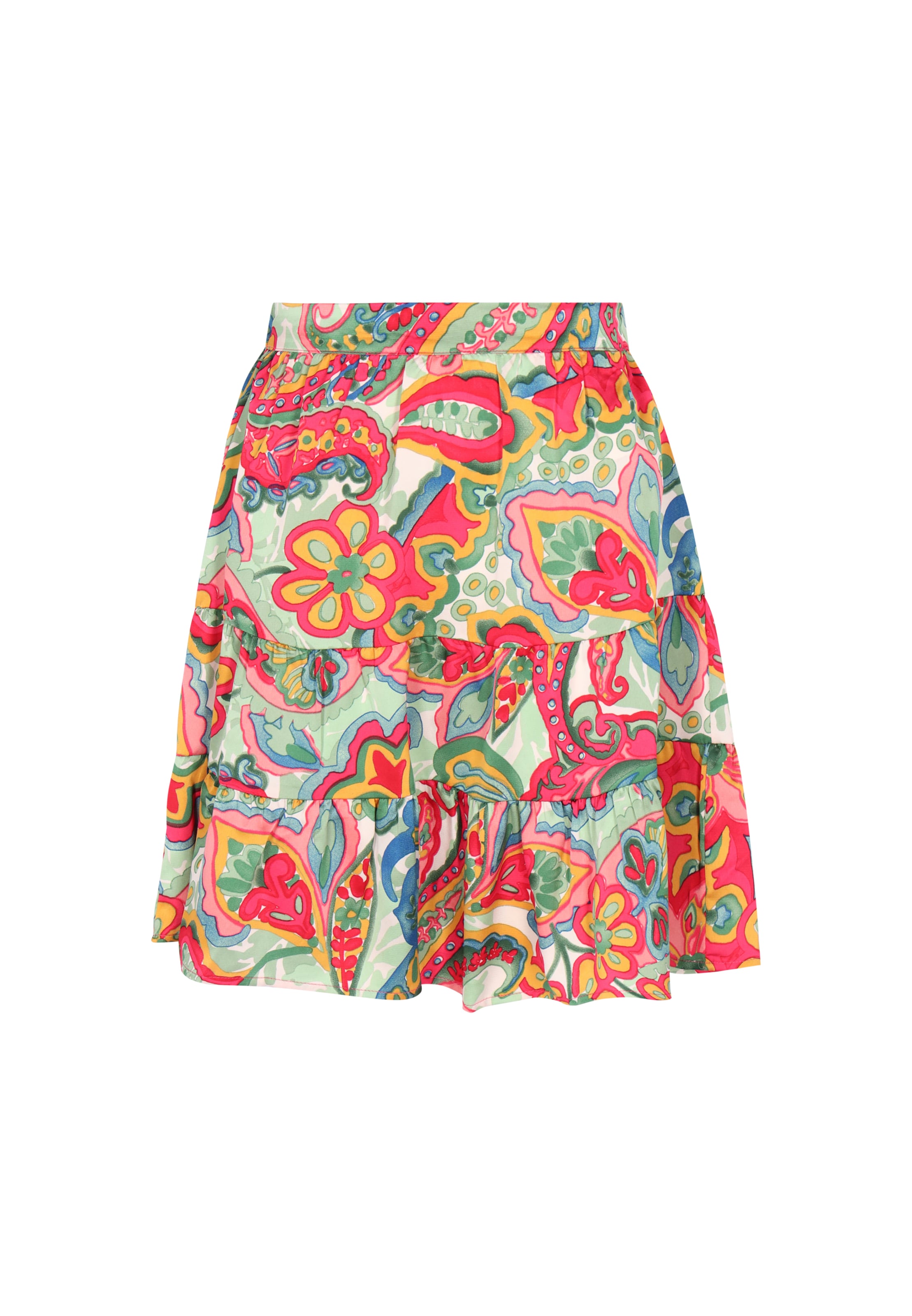 IZIA Rok 'Boho' in Groen: voorkant