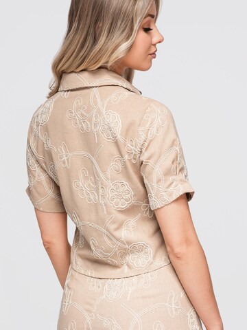 Ombre - Blusa en beige