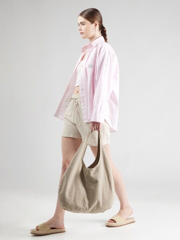 ONLY Loosefit Broek 'ONLTIZANA' in Beige