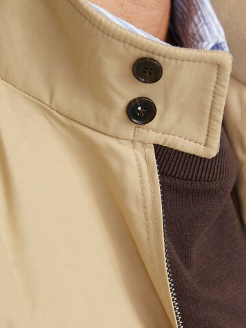 JACK & JONES Between-Season Jacket 'JJRudy Harrington' in Brown