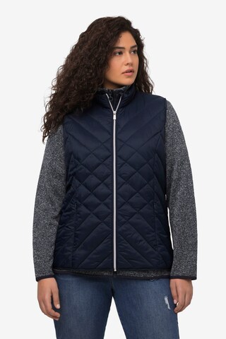 Gilet Ulla Popken en bleu : devant